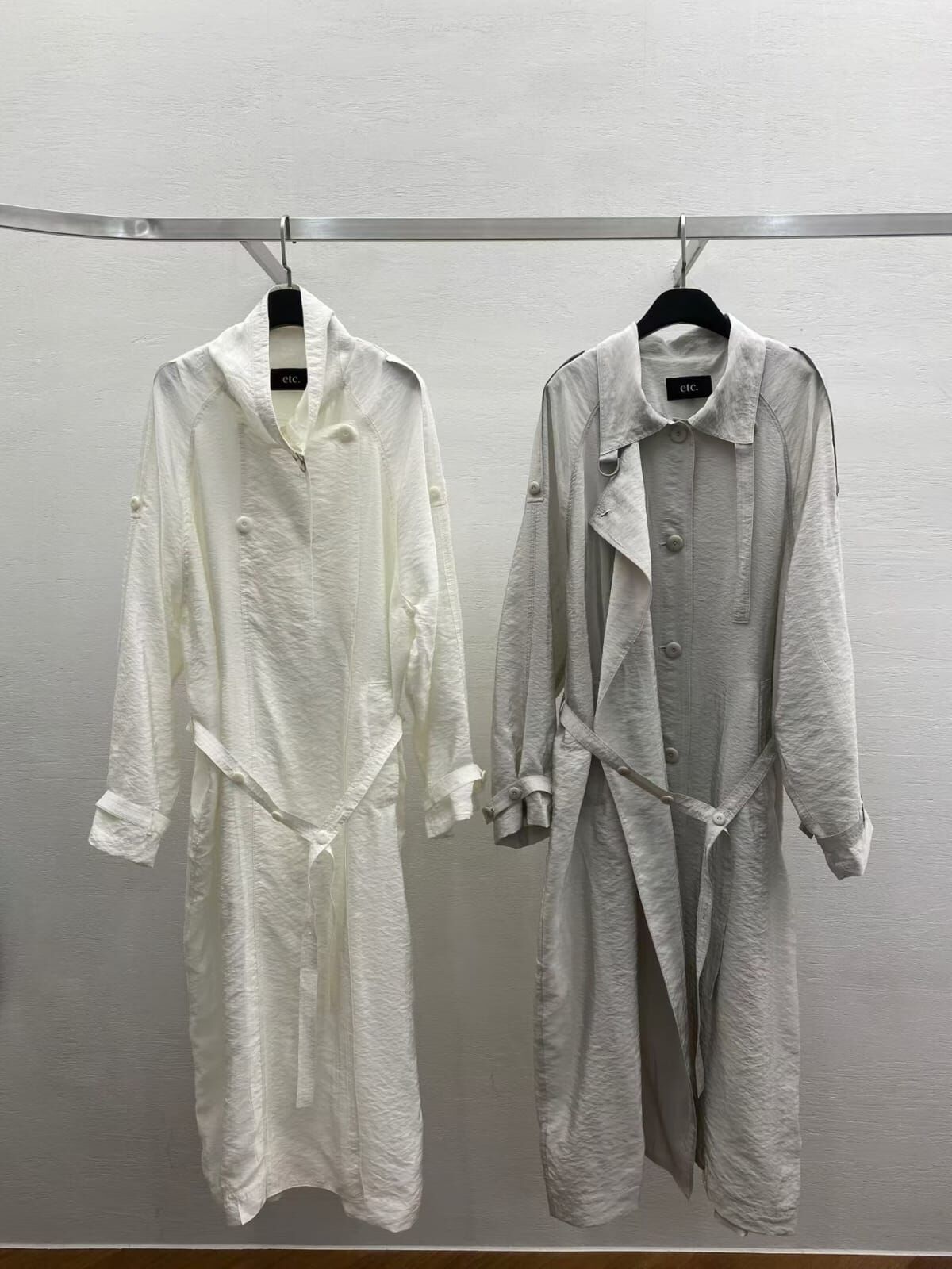 MK5512 反領風褸料長版外套 *特價* (優惠碼同充值購物金不適用)