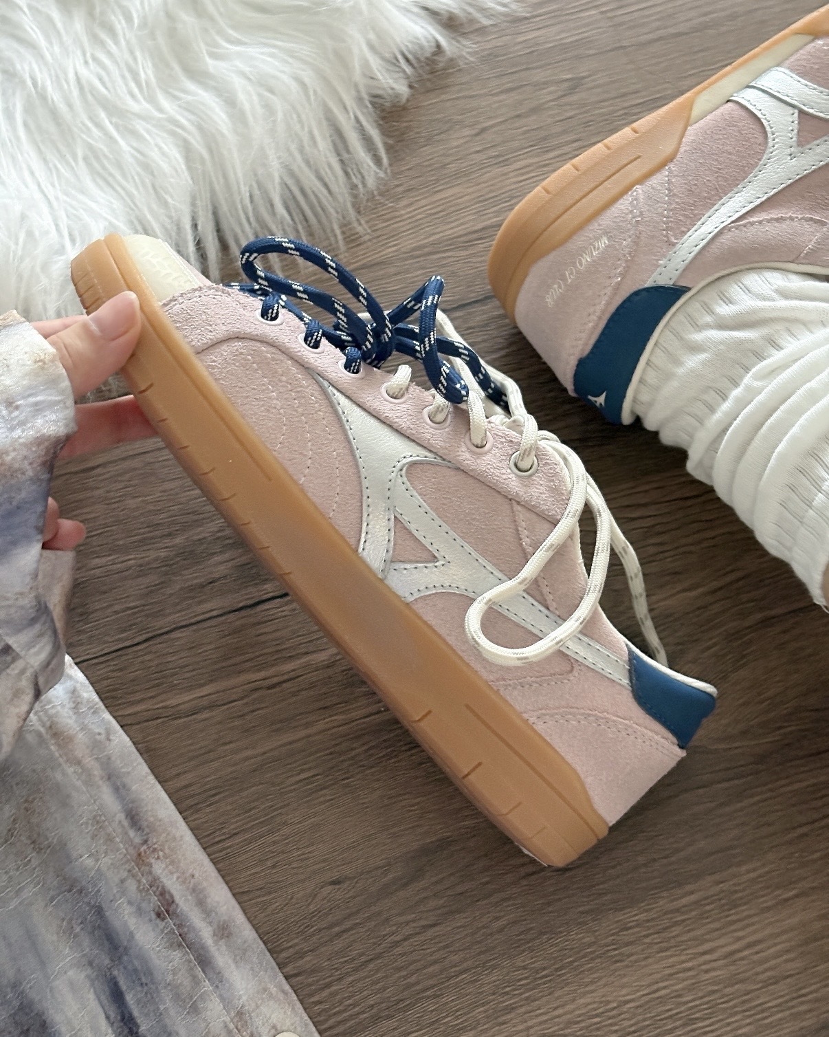 MIZUNO CT CLUB 莓果粉藍 淡粉 奶油白 藍紫色 2色鞋帶 撞色 復古 薄底鞋 女鞋 D1GH261009 / 預購