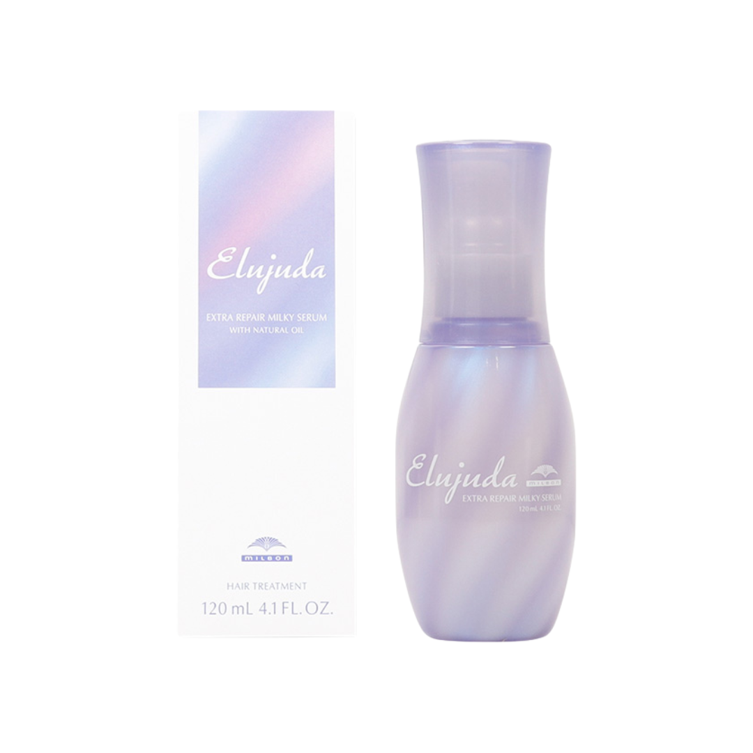 Milbon Elujuda Extra Repair Milky Serum 角蛋白額外修復精華 (普通及粗硬髮質適用) 120ml