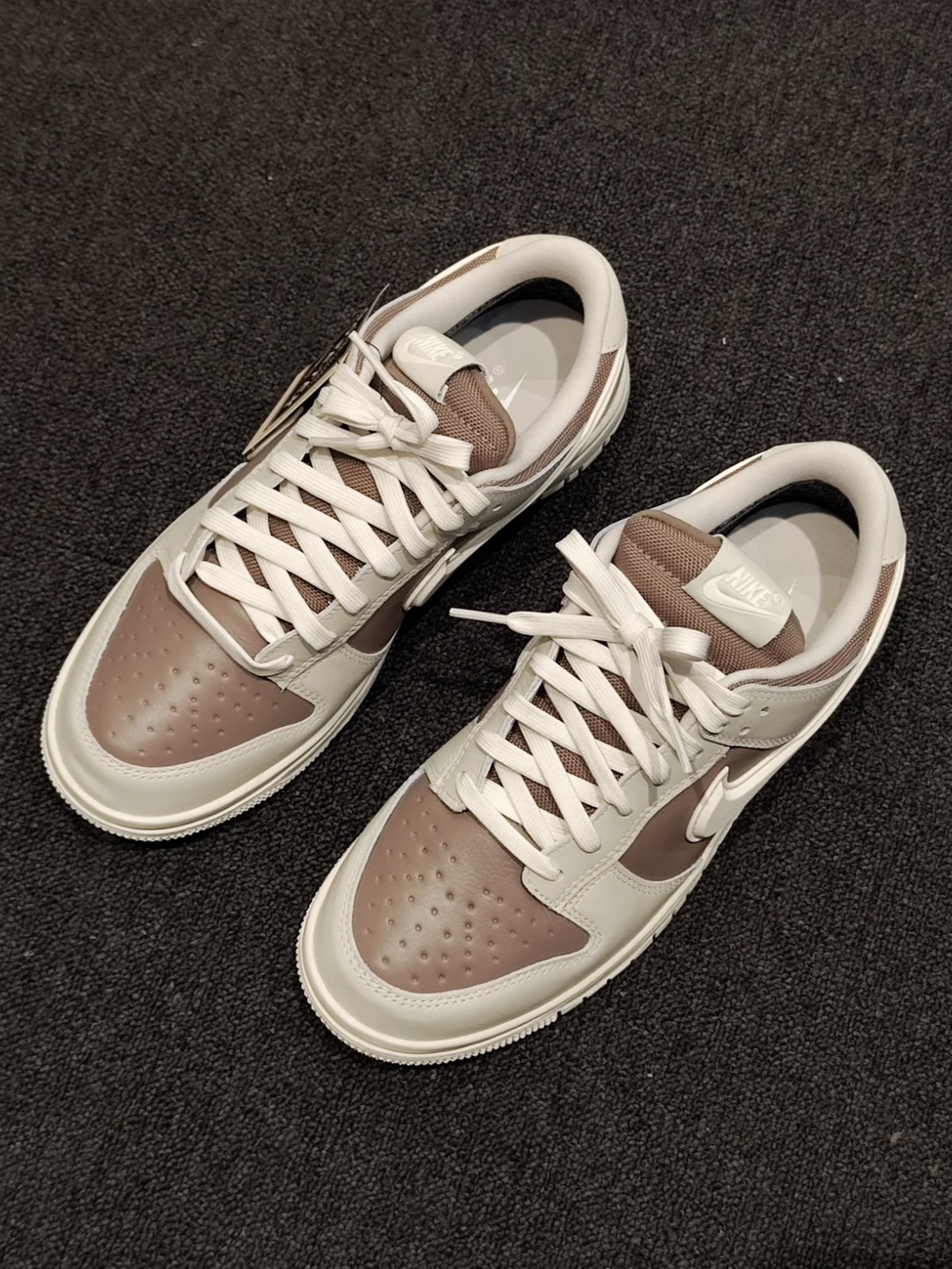 NIKE DUNK GTX 防潑水 立體勾系列 摩卡奶茶