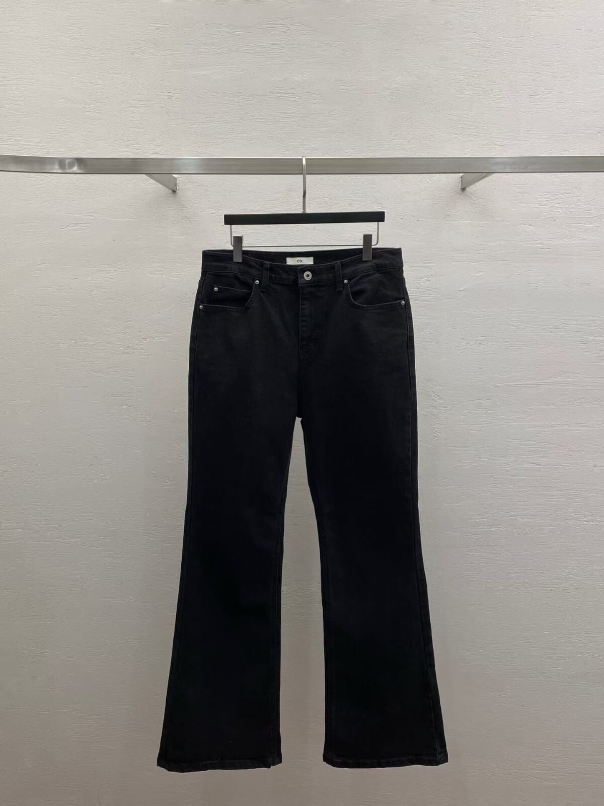 MK5514 韓妹微喇叭黑色長褲 *特價* (優惠碼同充值購物金不適用)