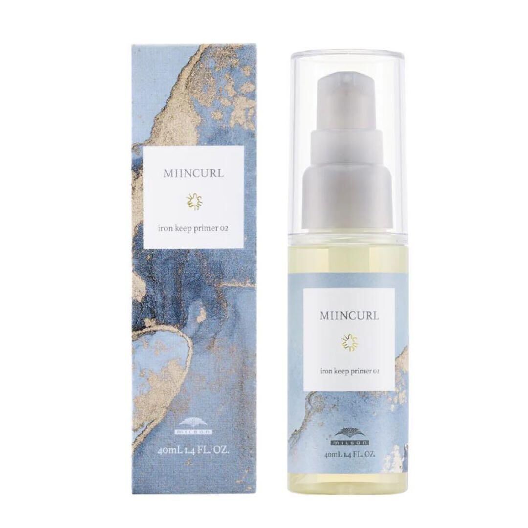 Milbon Miincurl Iron Keep Primer 02 抗熱造型打底髮油 (粗髮適用) 40ml
