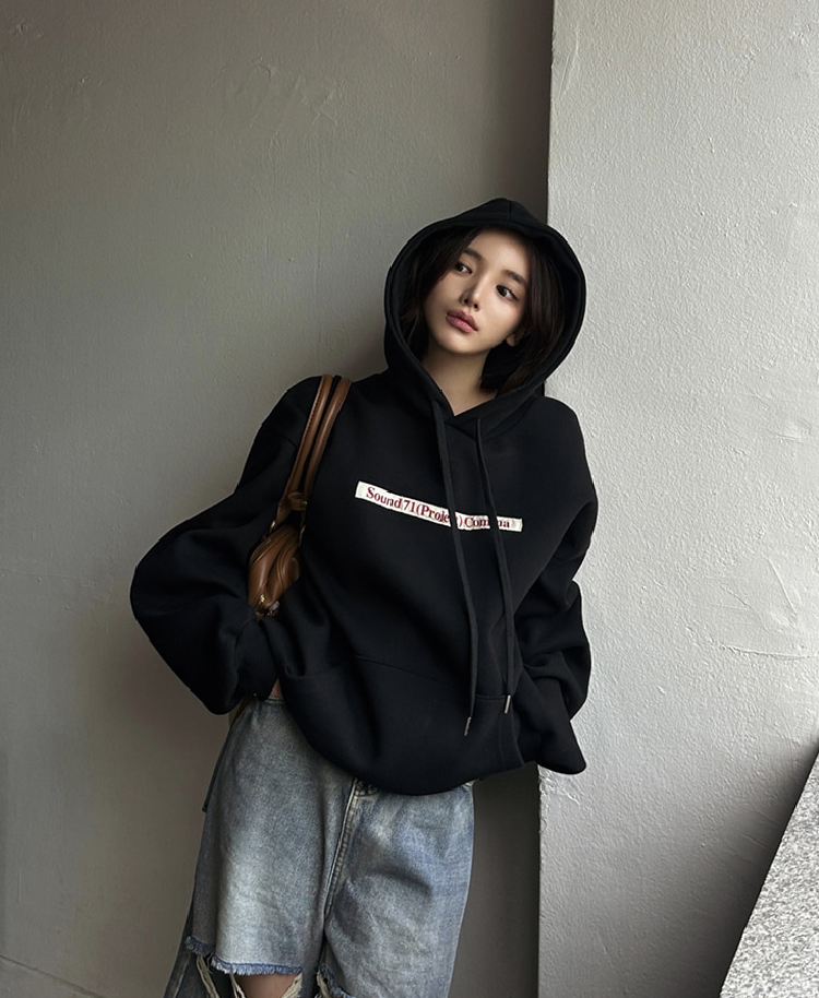 Kay Unisex Casual Slogan Hoodie [ 4 colors / Free ]