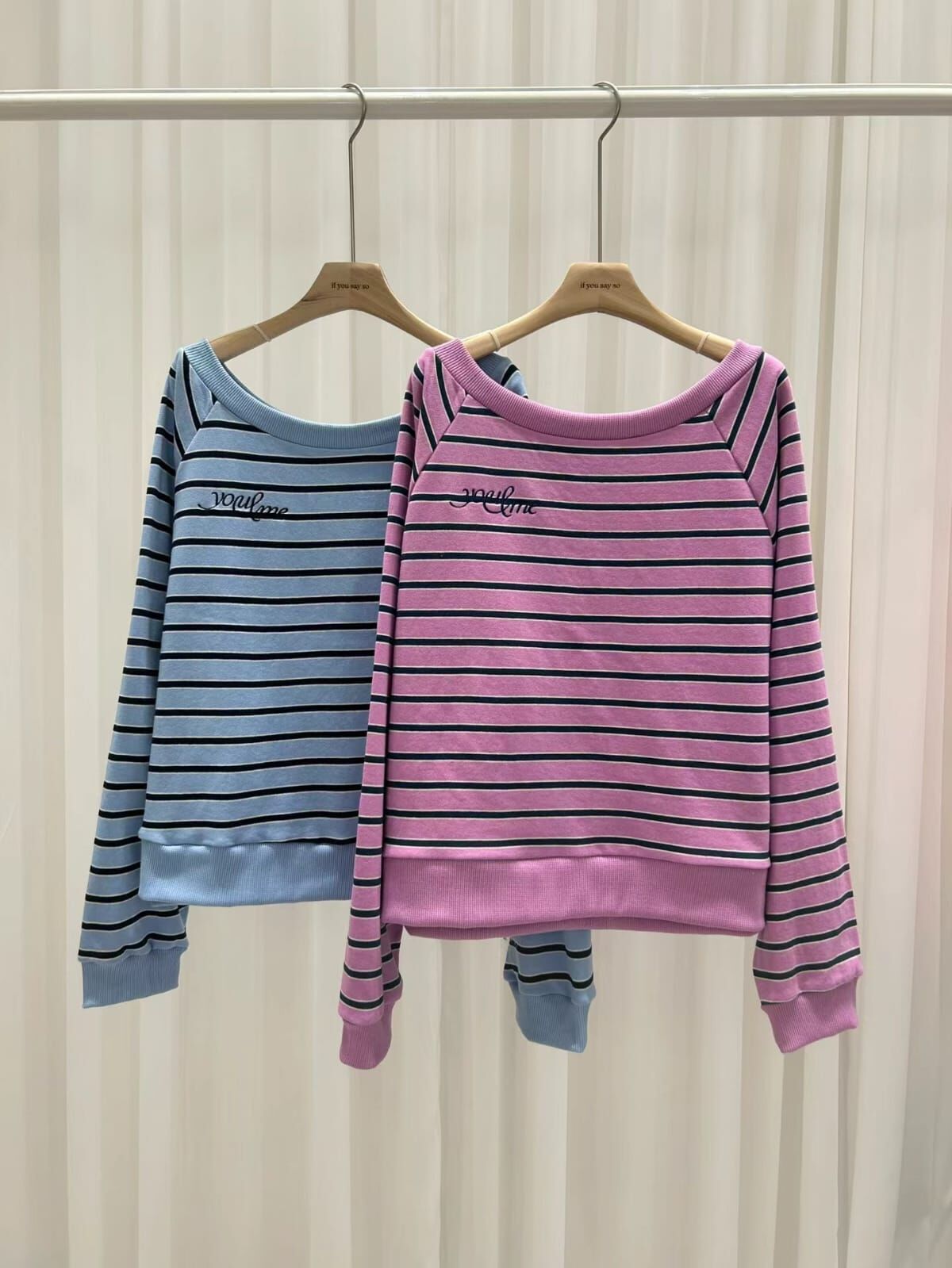 IS5513 船領條紋衛衣 *特價* (優惠碼同充值購物金不適用)