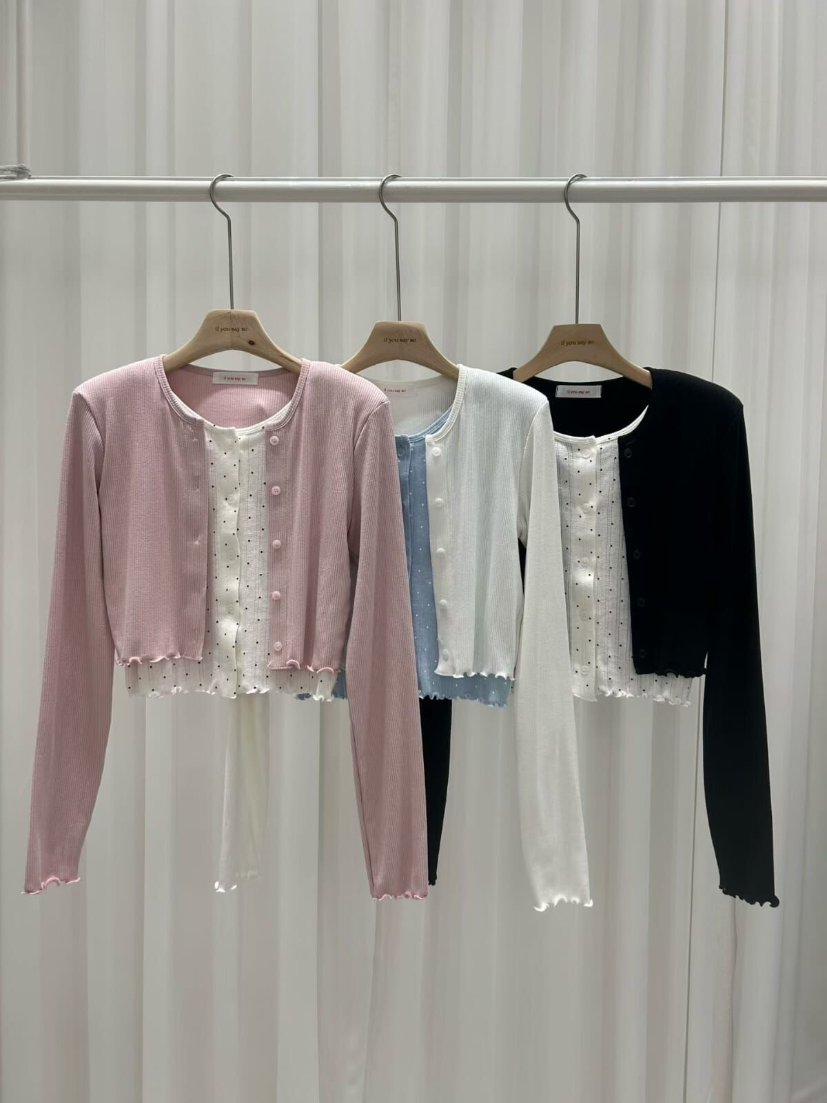 IS5515 假兩件拼接小外套 *特價* (優惠碼同充值購物金不適用)