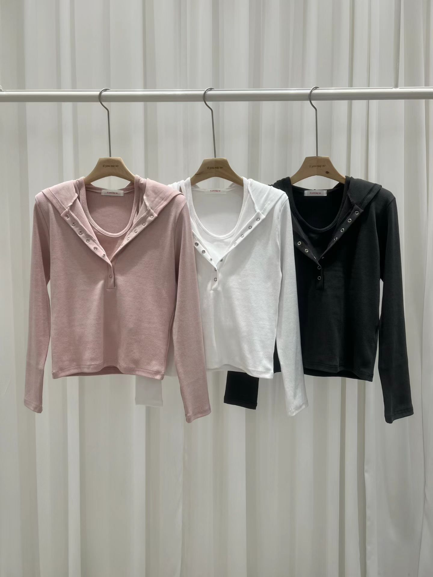 IS5517 兩件式連帽上衣 *特價* (優惠碼同充值購物金不適用)