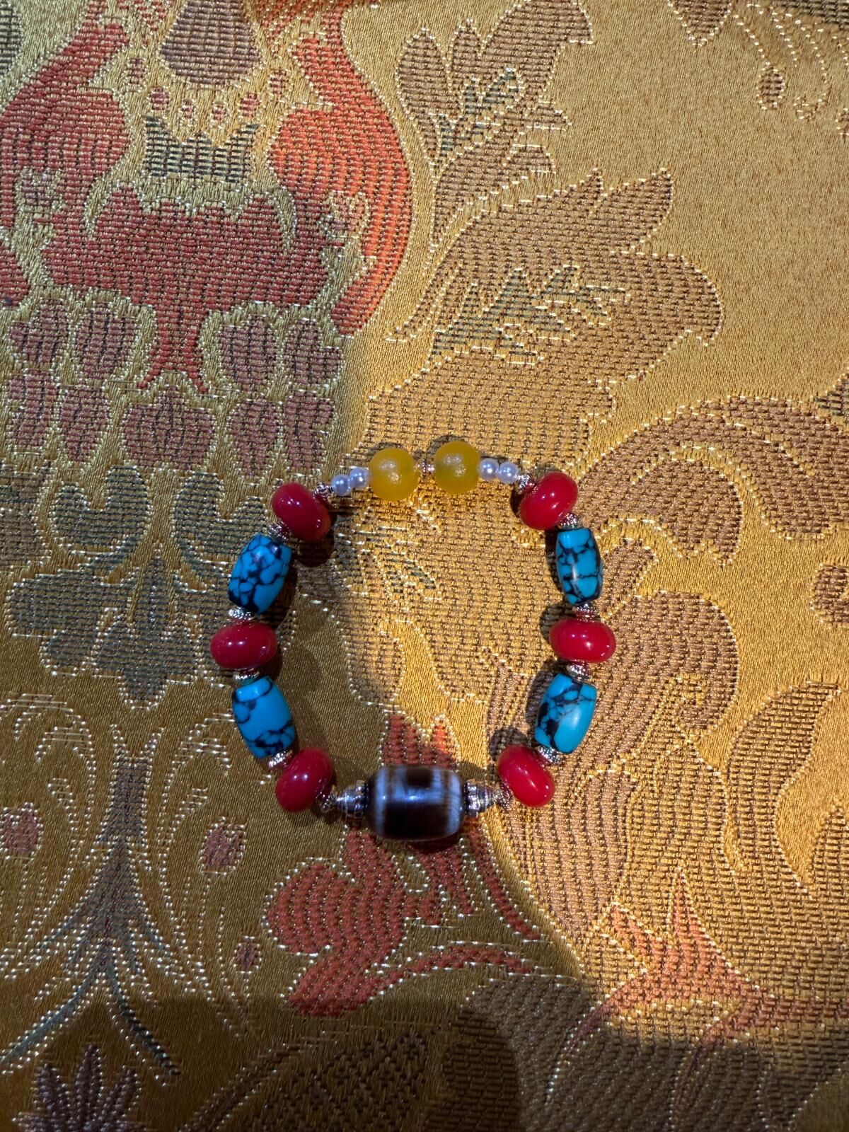 OTH-LLG0202-089 次覺林寺千佛護持鏈（手鏈）「主天珠隨機款」(A89)