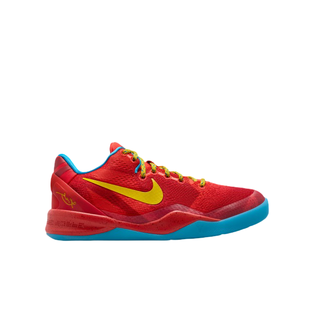 [現貨] Nike Kobe VIII (GS) LT CRIMSON/BRT CITRON-VVD BLUE IM6639-600