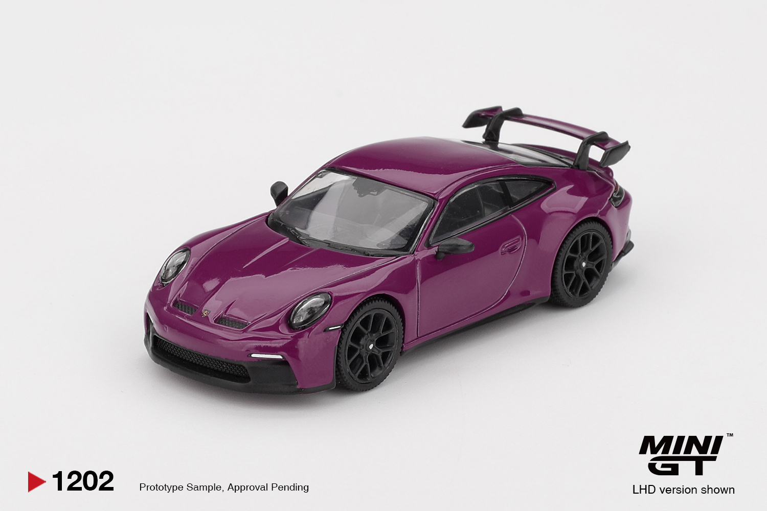 預訂: 1/64 MINI GT Porsche 911 (992.1) Rubystone Red Set  (MGTS0021)