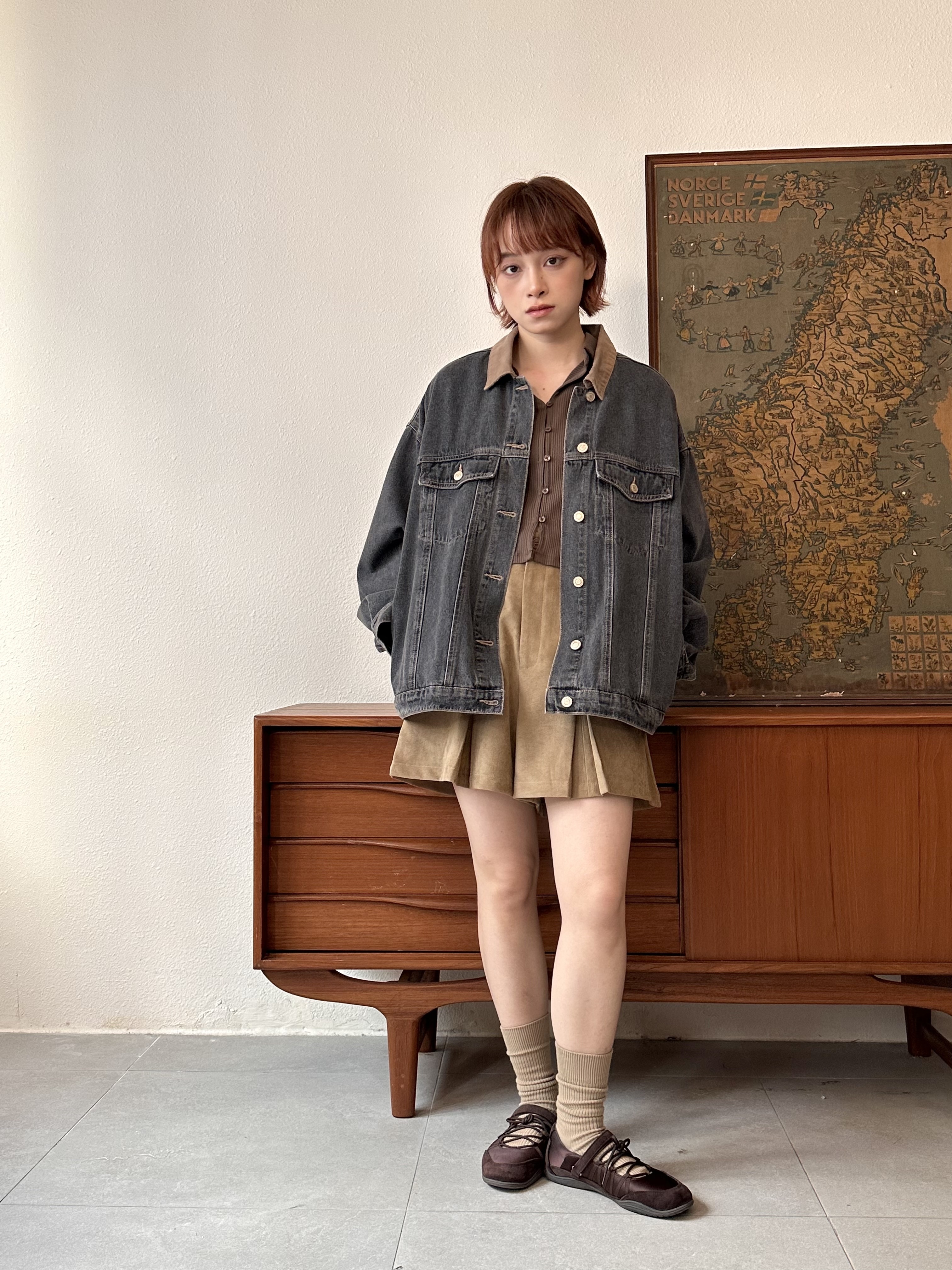 斜紋A字裙褲 ～ TR43337