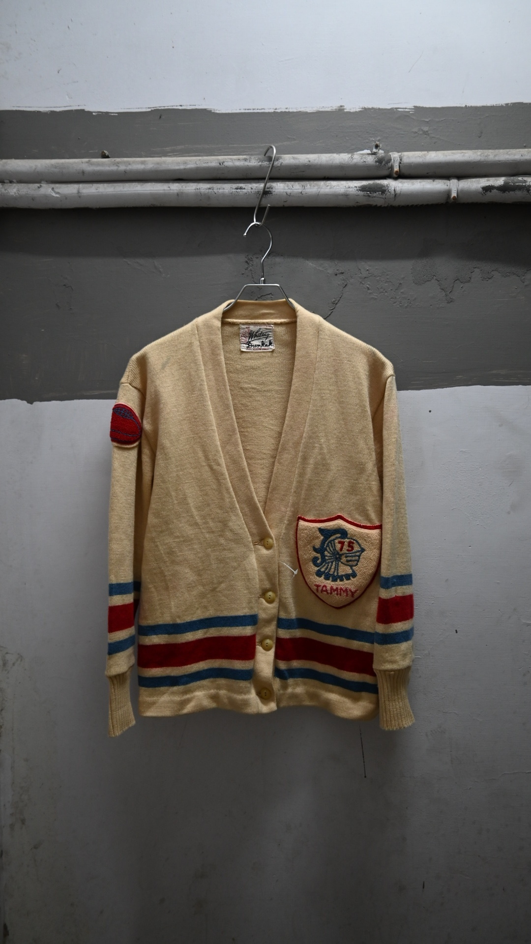 60’s Whiting Wool School Cardigan