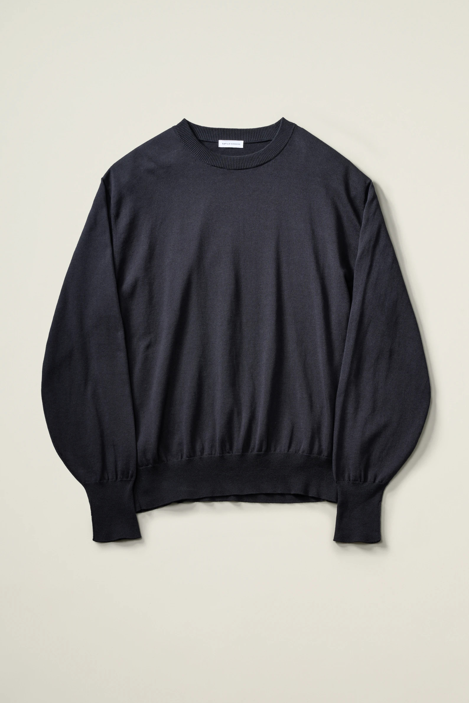 KAPTAIN SUNSHINE COTTON KNIT CREWNECK P/O (2COL)