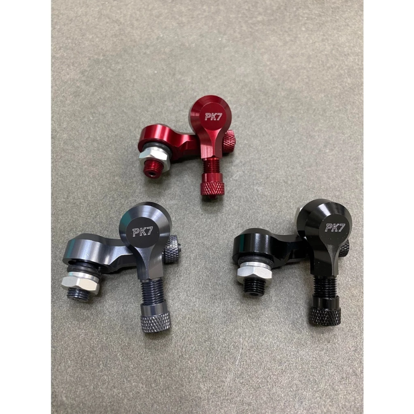 【POSH】氣嘴 L型 風嘴頭 彎頭 8mm孔位 多色 全車系通用