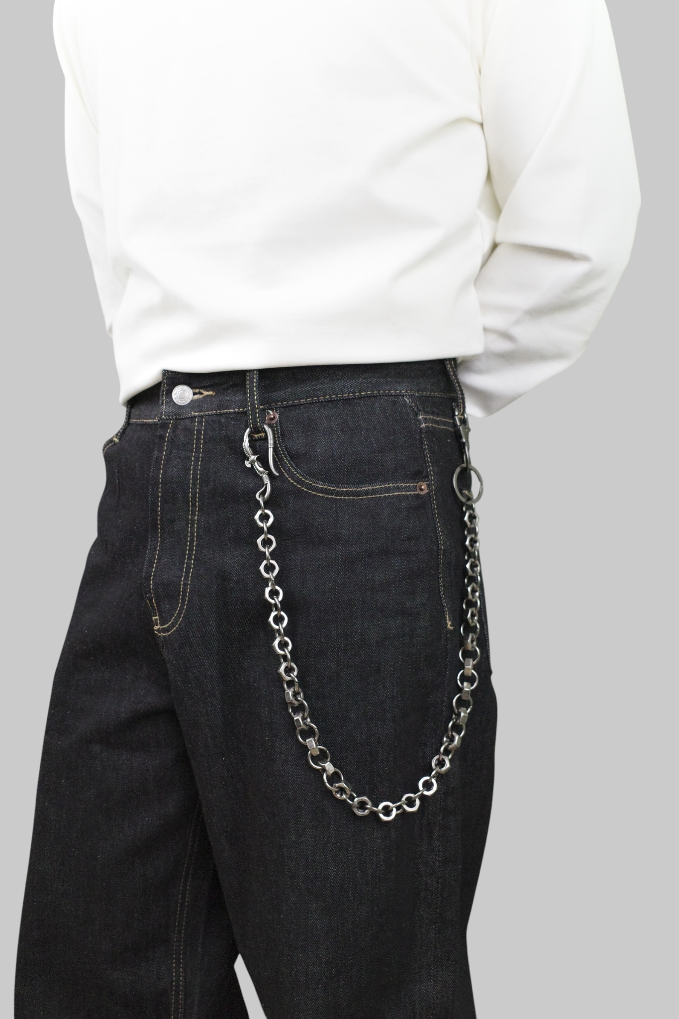 『Always_Good』復古 機車 螺帽 褲鏈