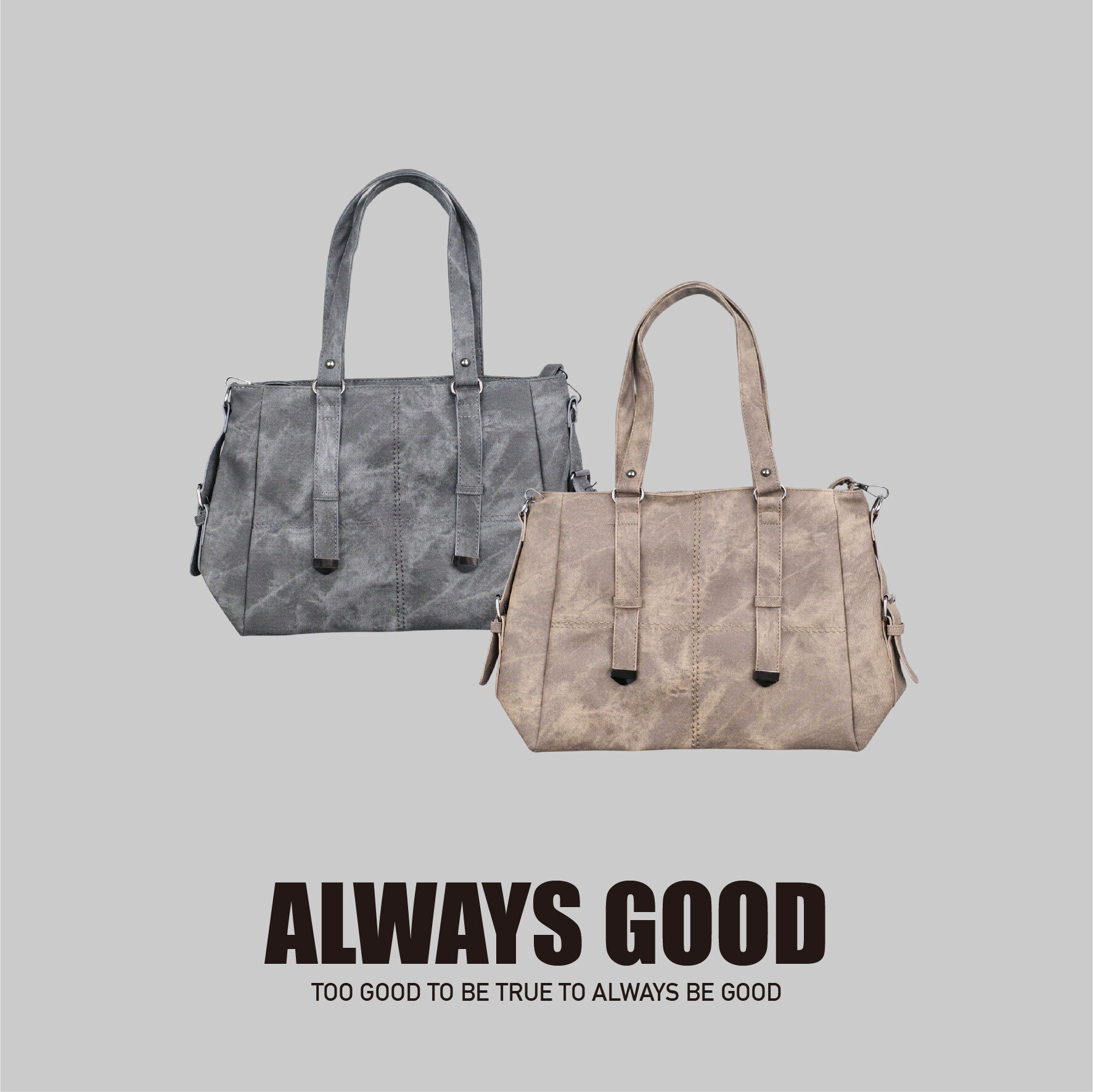 『Always_Good』單肩 復古 皮革 斜背包