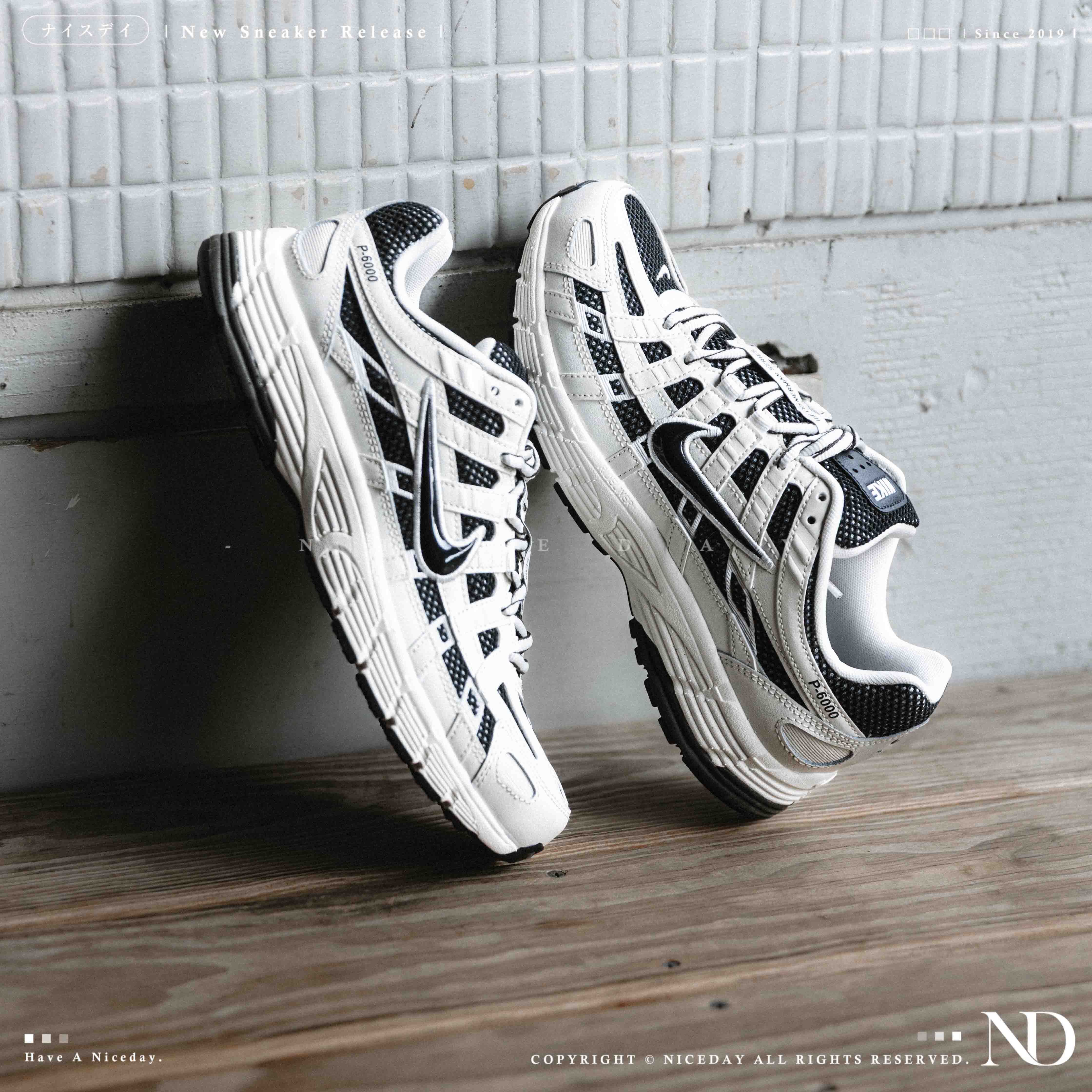 NICEDAY 代購 Nike P-6000 黑白 白黑 灰白 石灰 網眼 P6000 白武士 IO8711-101