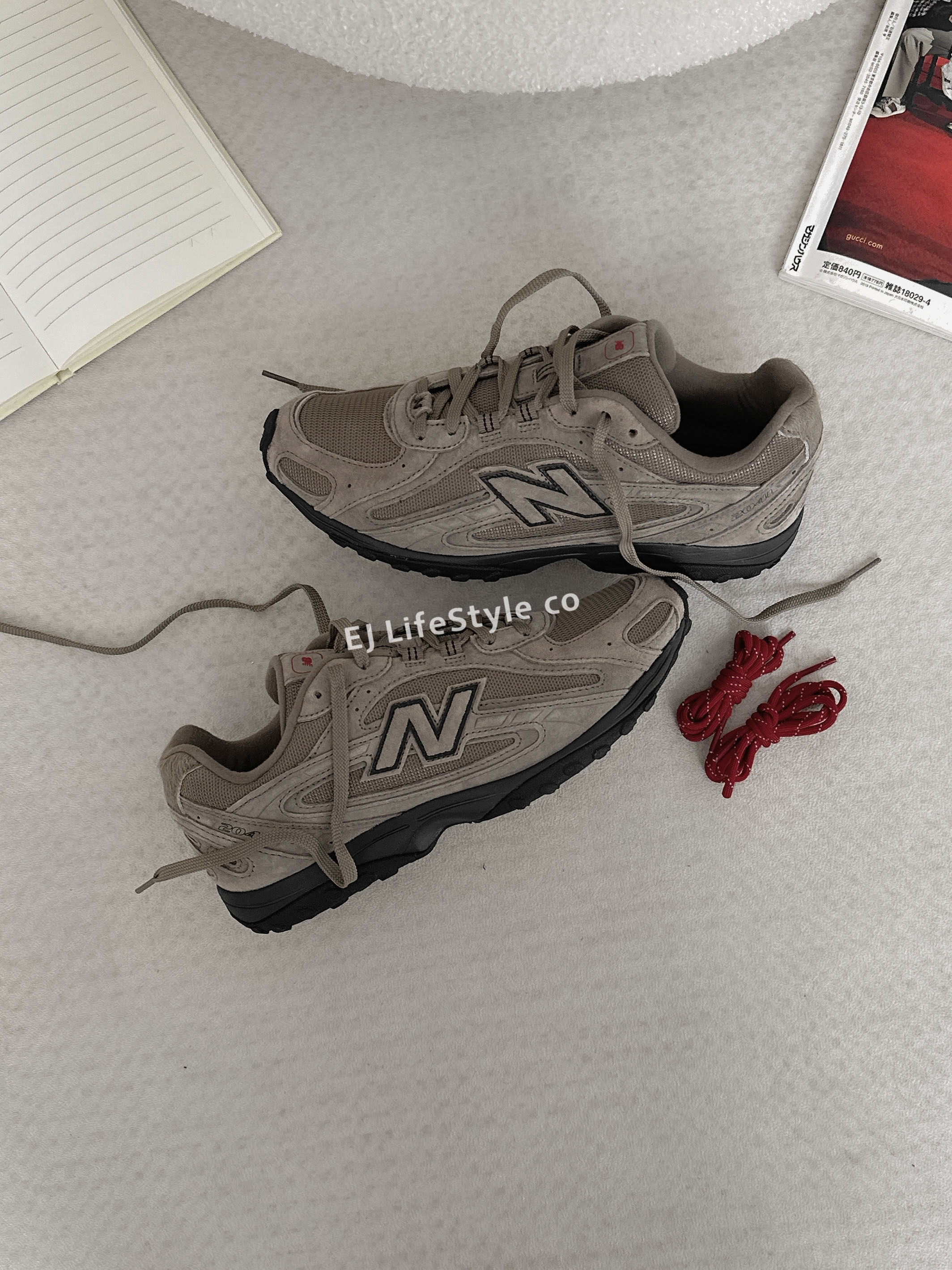 NEW BALANCE 204L NB 2026年 馬年限定 新年 摩卡黑 咖啡 大地色 棕色 紅色 黑底 復古 男女鞋 U204L3K9 / 現貨