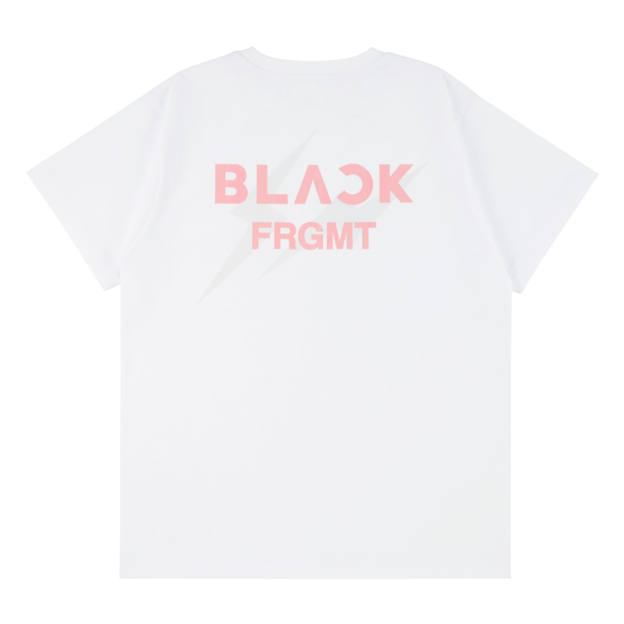 現貨 BLACK PINK X FRAGMENT 日本限定聯名款 限定短T "BLACKFRGMT"白粉背閃電/ANBP05