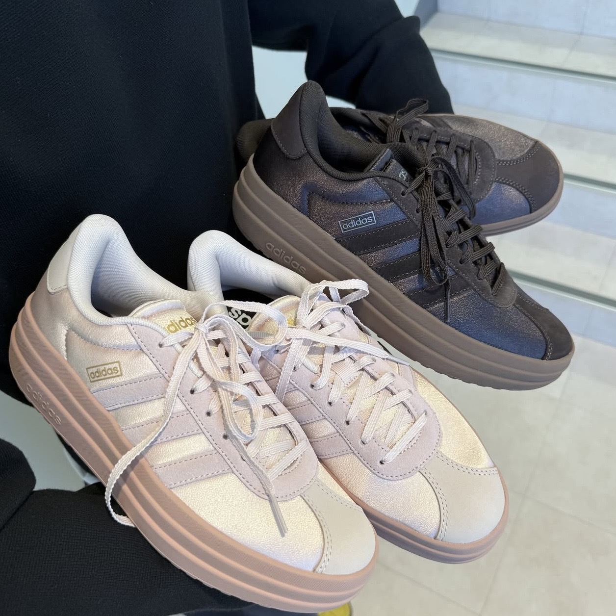 adidas VL Court Bold 厚底鞋 2色