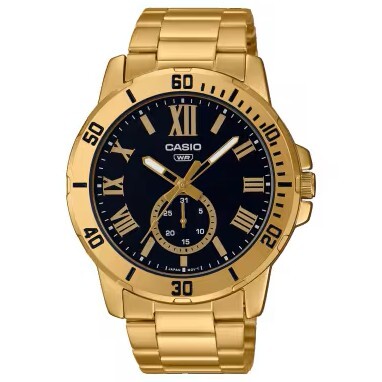 【CASIO 卡西歐】簡約時尚 羅馬數字 腕錶 手錶  MTP-VD200 MTP-VD200B MTP-VD200G