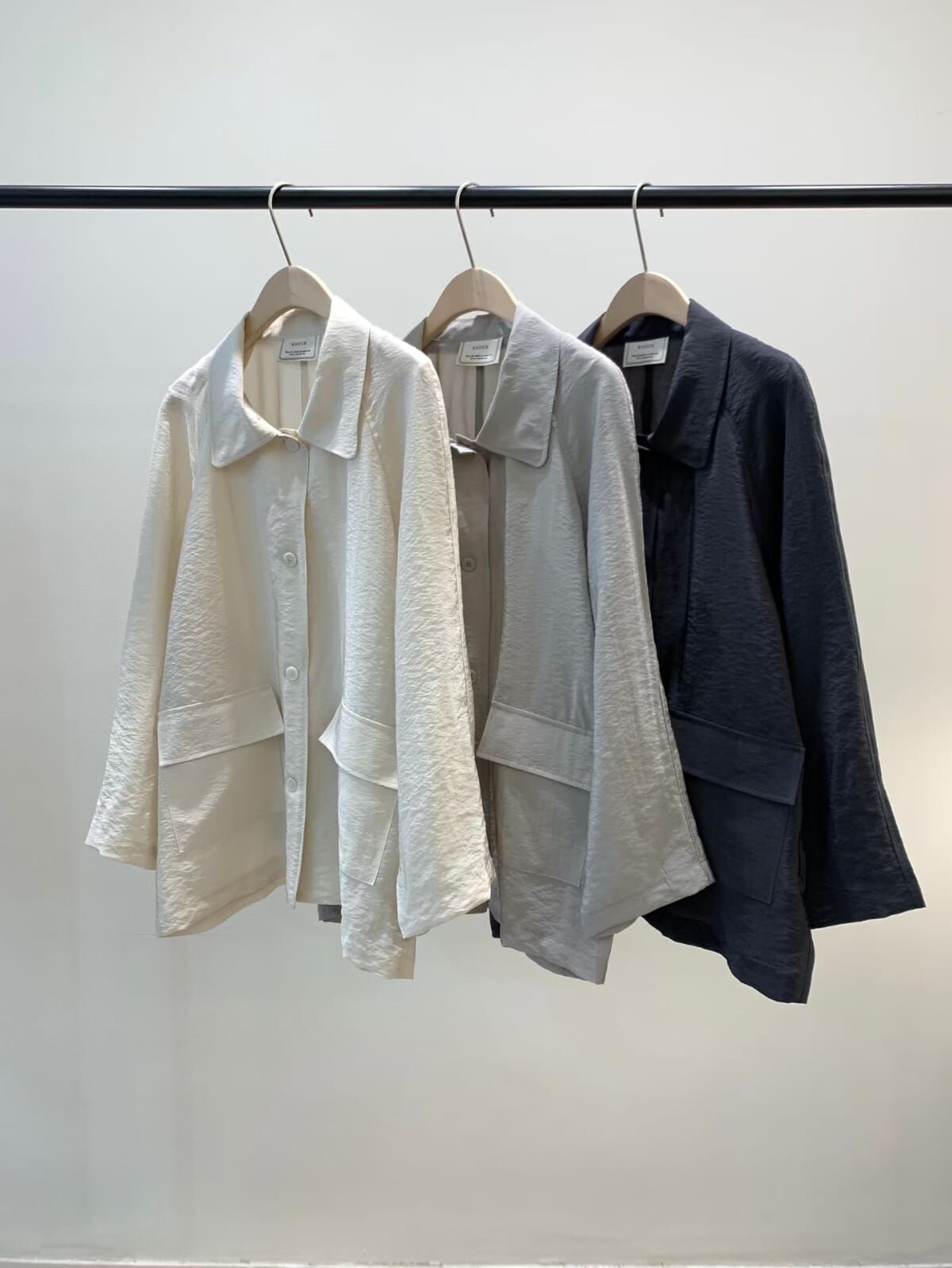 KN5513 微皺感反領外套 *特價* (優惠碼同充值購物金不適用)