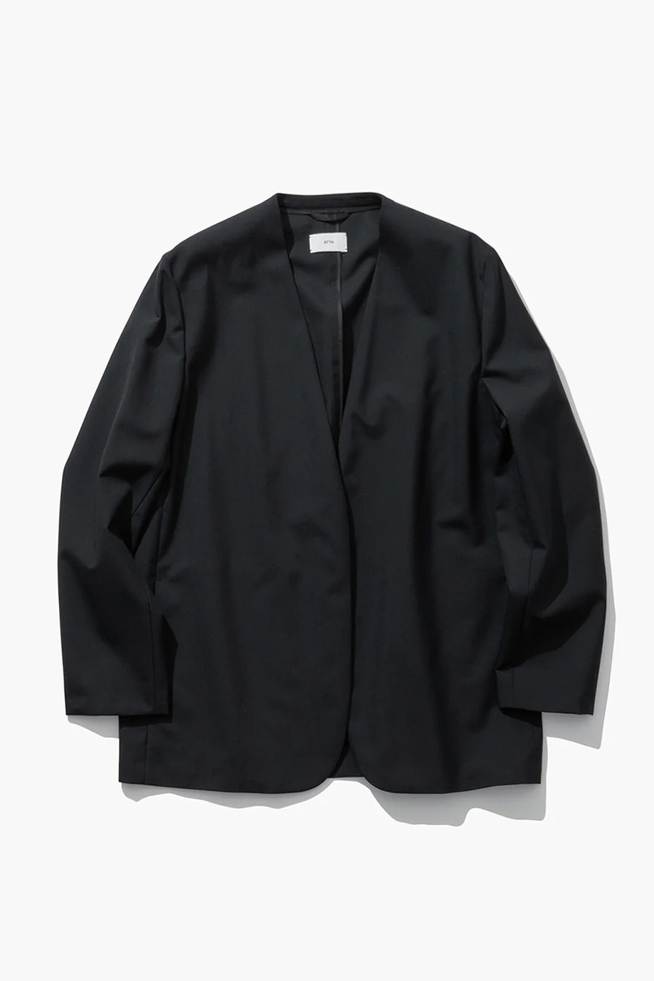 ATON WOOL TROPICAL NOCOLLER JACKET (2COL)