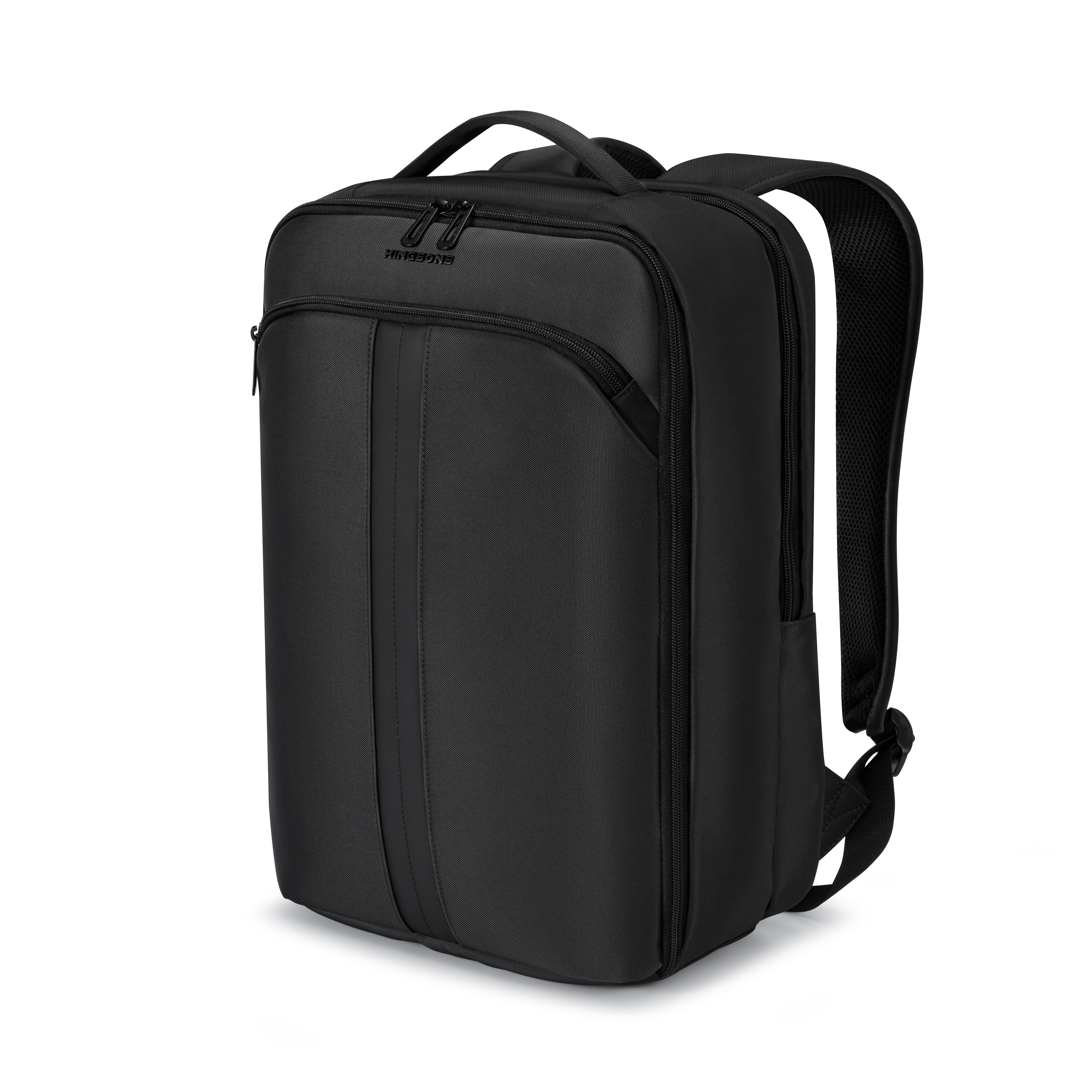 【KINGSONS】城市商旅|雙層大容量後背包 黑色 KS25465