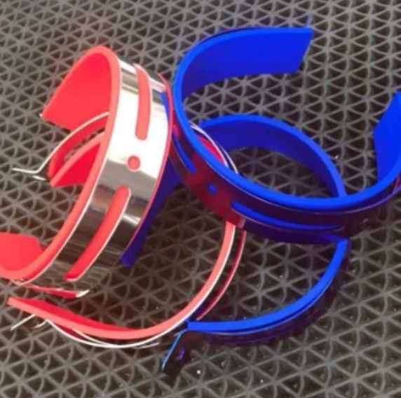 【TRHC】R16/R17/R19白鐵排氣管吊架/束環/防燙蓋 白鐵/鍍鈦 黑/紅膠條 勁戰/BWSR/四代/五代