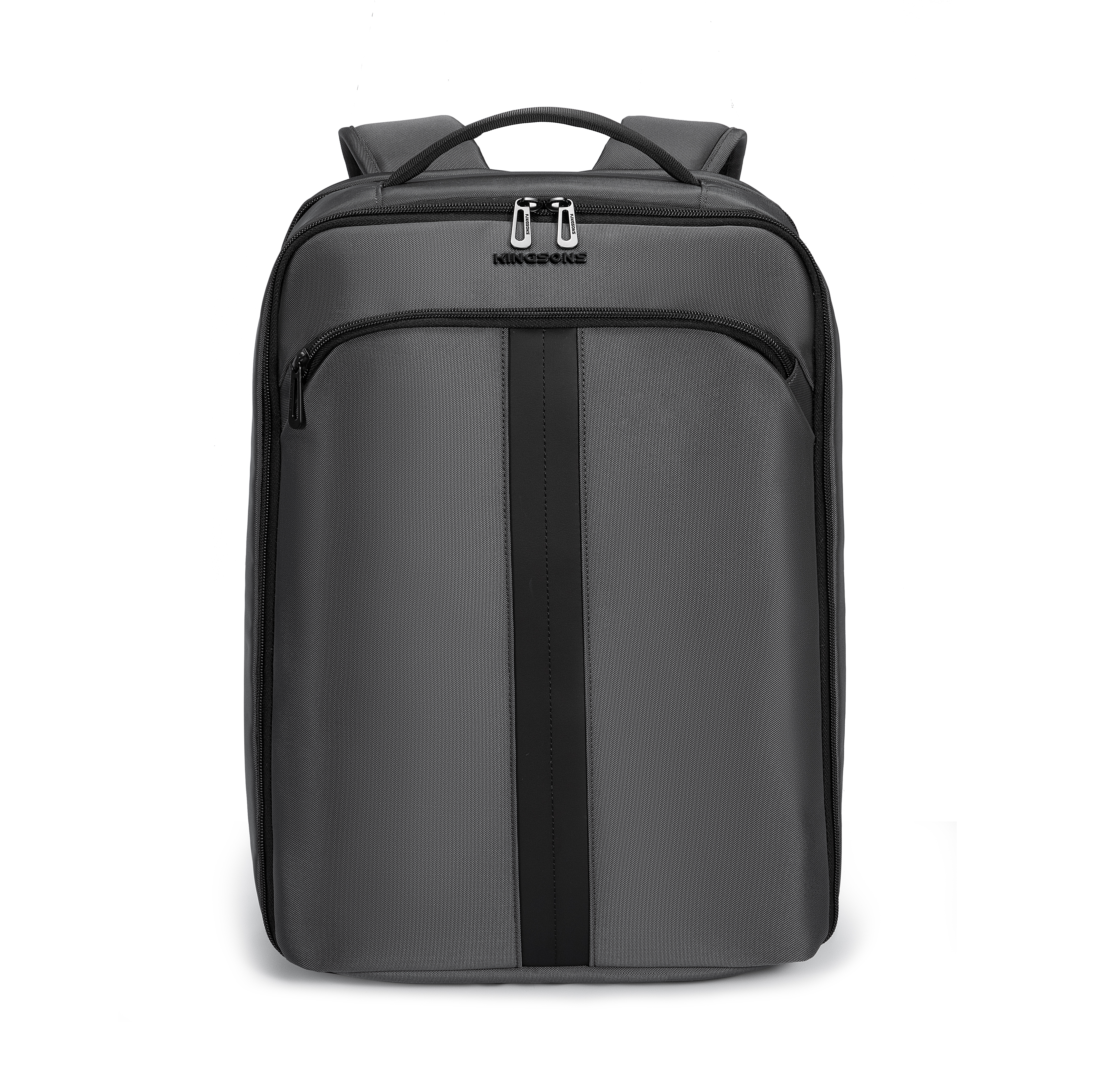 【KINGSONS】城市商旅|雙層大容量後背包 深灰色 KS25465