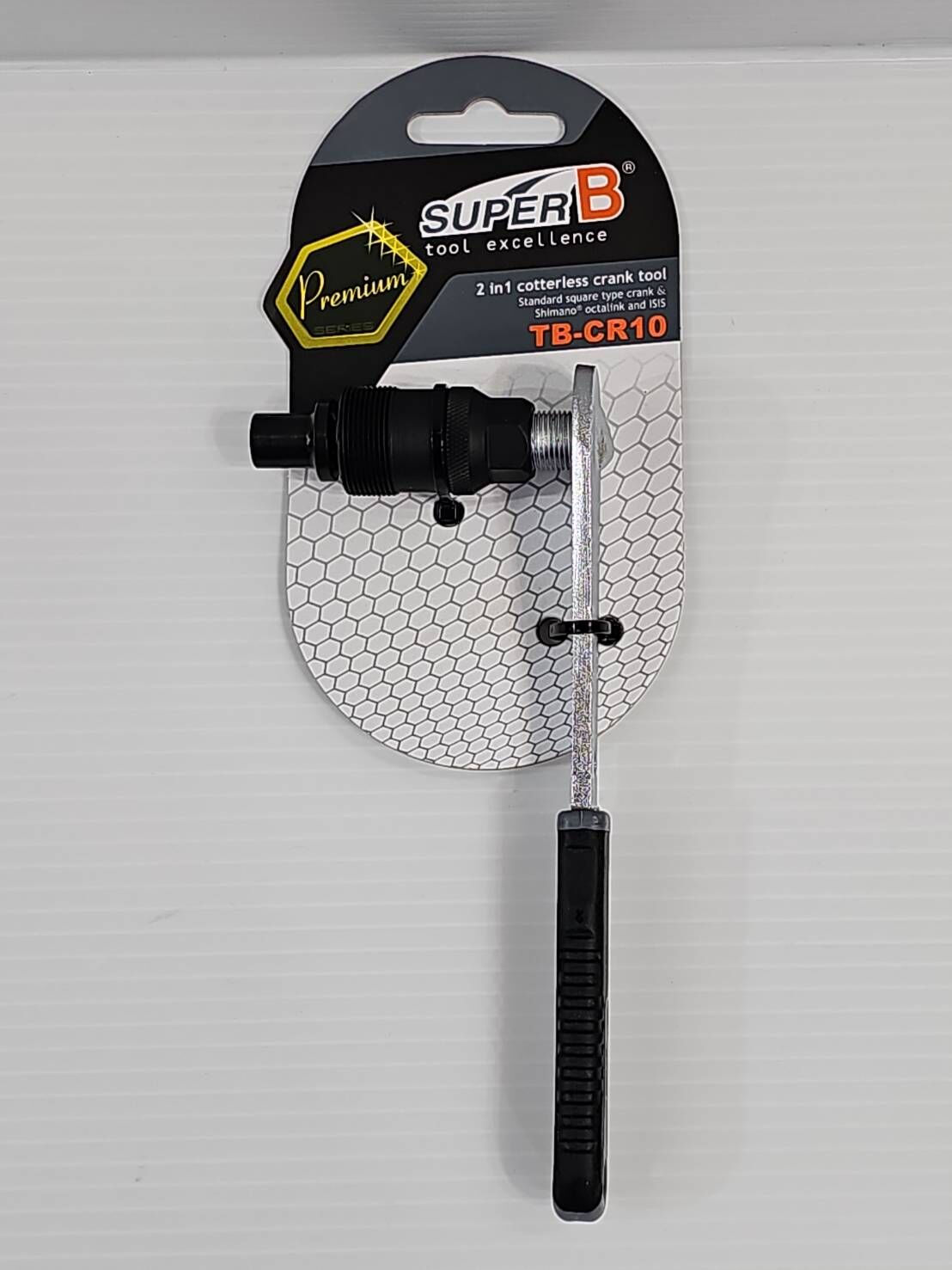 SUPERB TB-CR10 2合1曲柄拆卸扳手 可拆四方孔腿組 可拆ISIS曲柄腿 2 in 1 tool SUPER B
