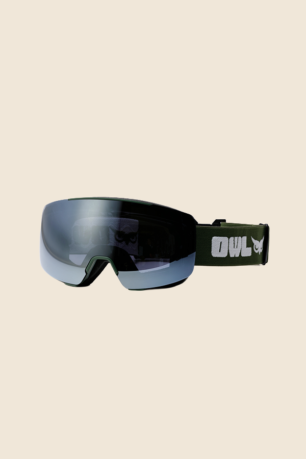 OWL -  VENT 掀式雪鏡  (卡其/銀/變色鏡片)