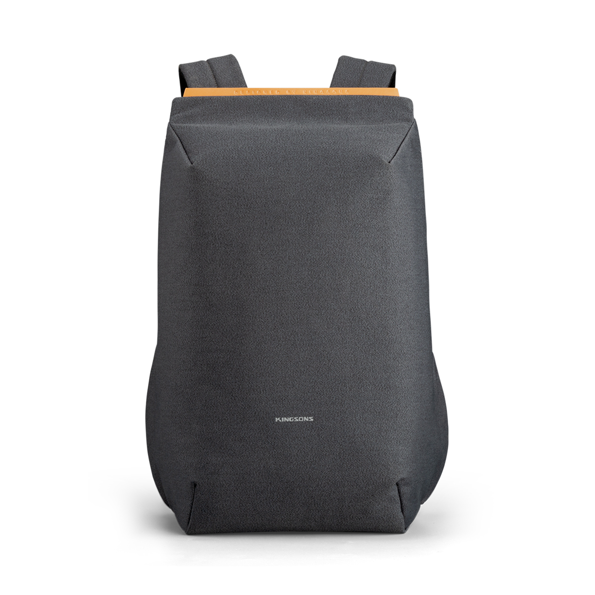 【KINGSONS】極簡立體|輕量防盜後背包 深灰色 KS3207W