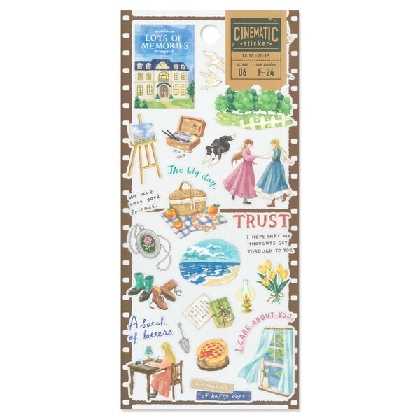 MIND WAVE 貼紙: CINEMATIC 82602 Girl