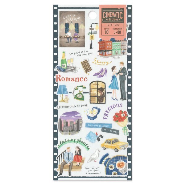 MIND WAVE 貼紙: CINEMATIC 82599 Love Story