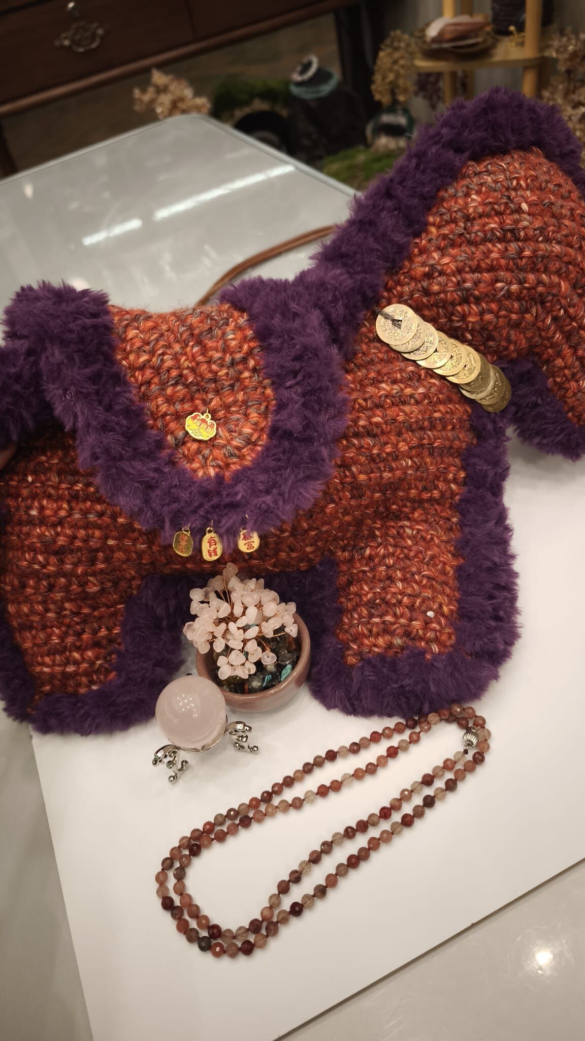 0202CT33-水晶飾物CT- [預購]!!年後發貨!! 馬到功成套裝 [套裝物品如圖]  (C33)