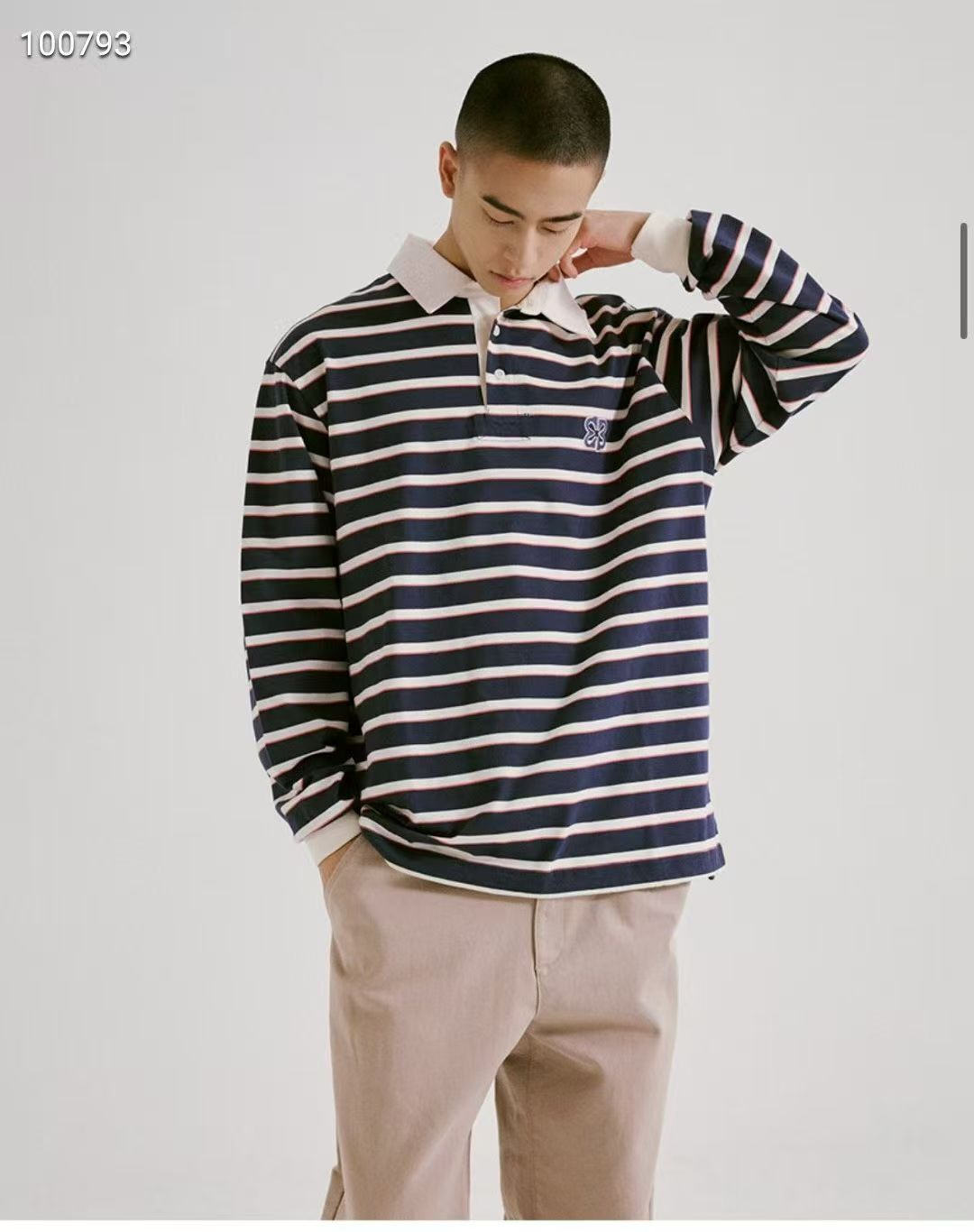 韓國代購 MARKM 條紋長袖TOP MA100793