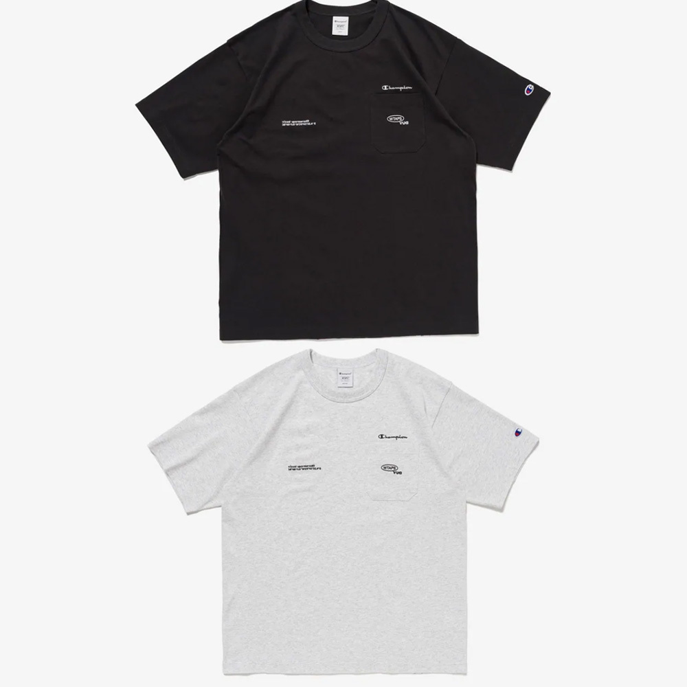 [現貨] WTAPS FW25 ACADEMY / SS / COTTON. CHAMPION | (BLACK / GRAY)