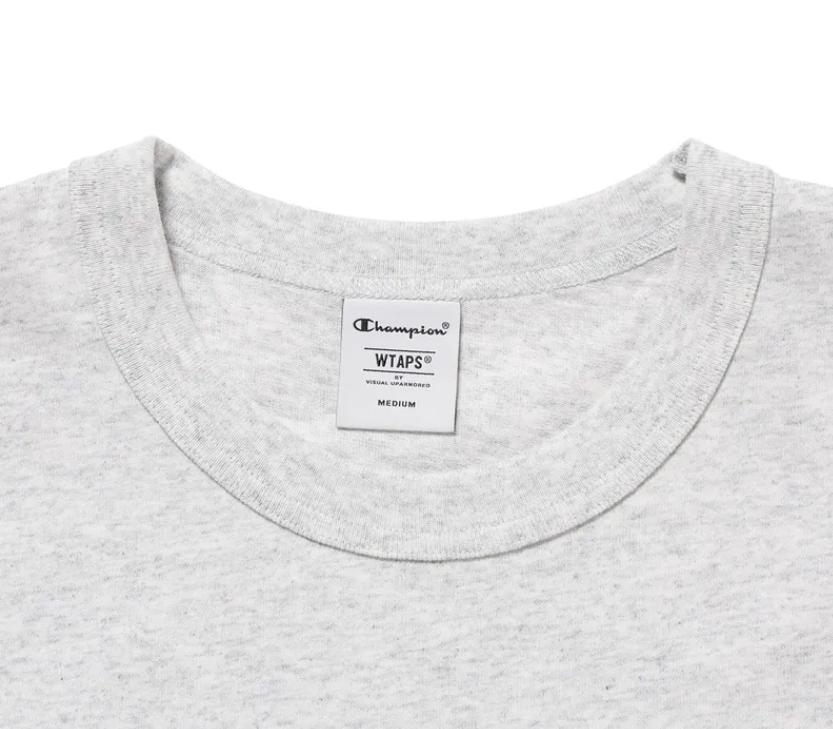 [現貨] WTAPS FW25 ACADEMY / LS / COTTON. CHAMPION | (BLACK / GRAY)
