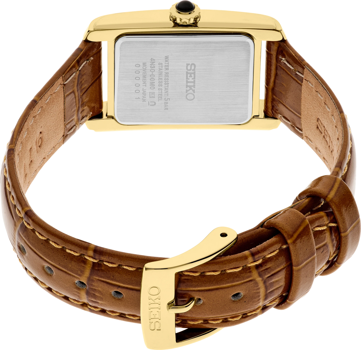 SEIKO Essentials Lady's Quartz Watch Mother of Pearl Dial SWR100