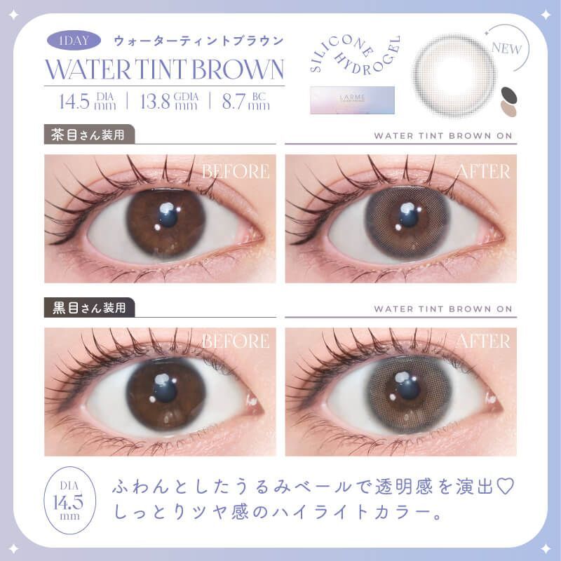 Larme 1 Day (Watertint Brown) (10P)