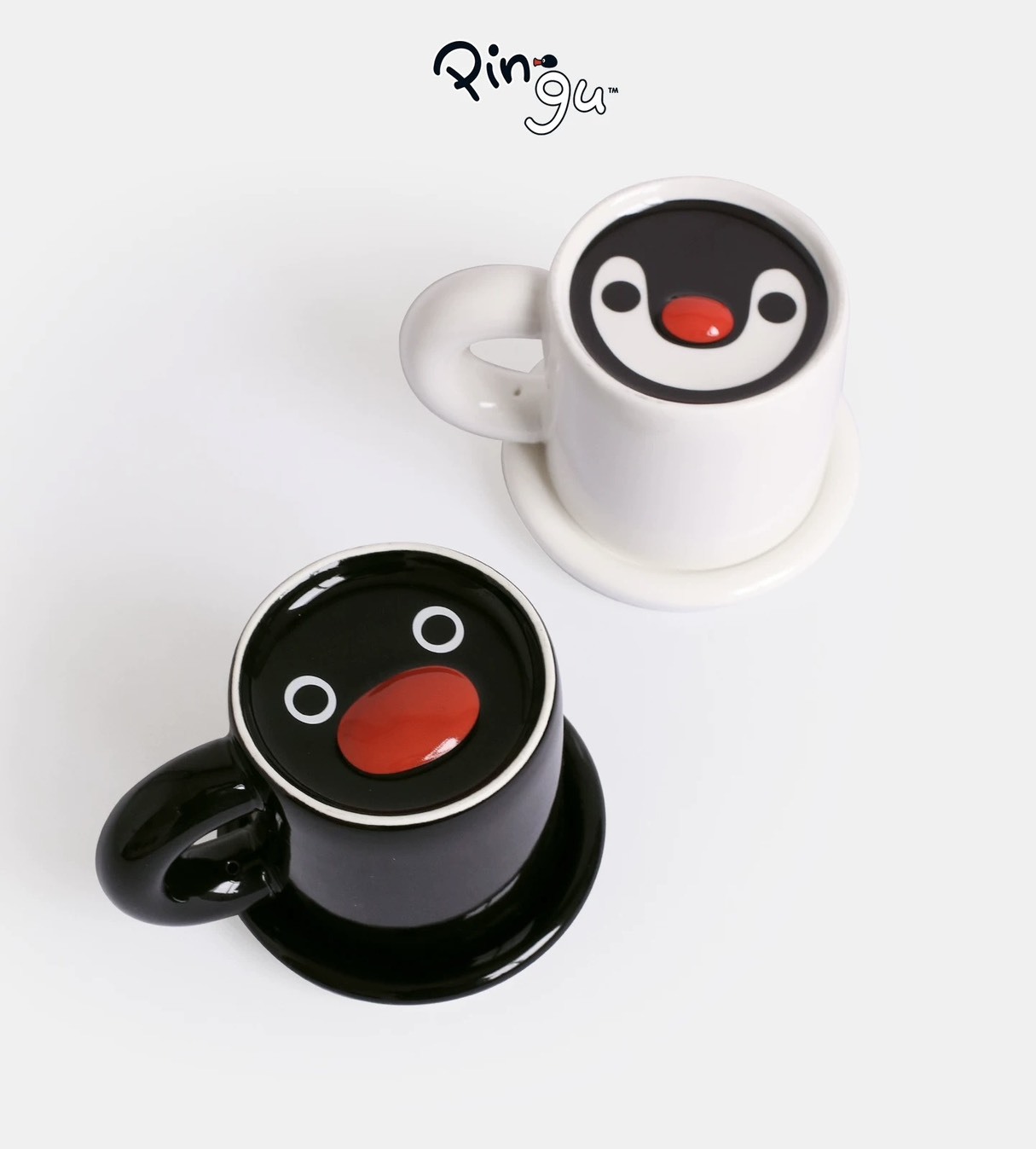 PINGU 企鵝家族 躲貓貓 陶瓷馬克杯