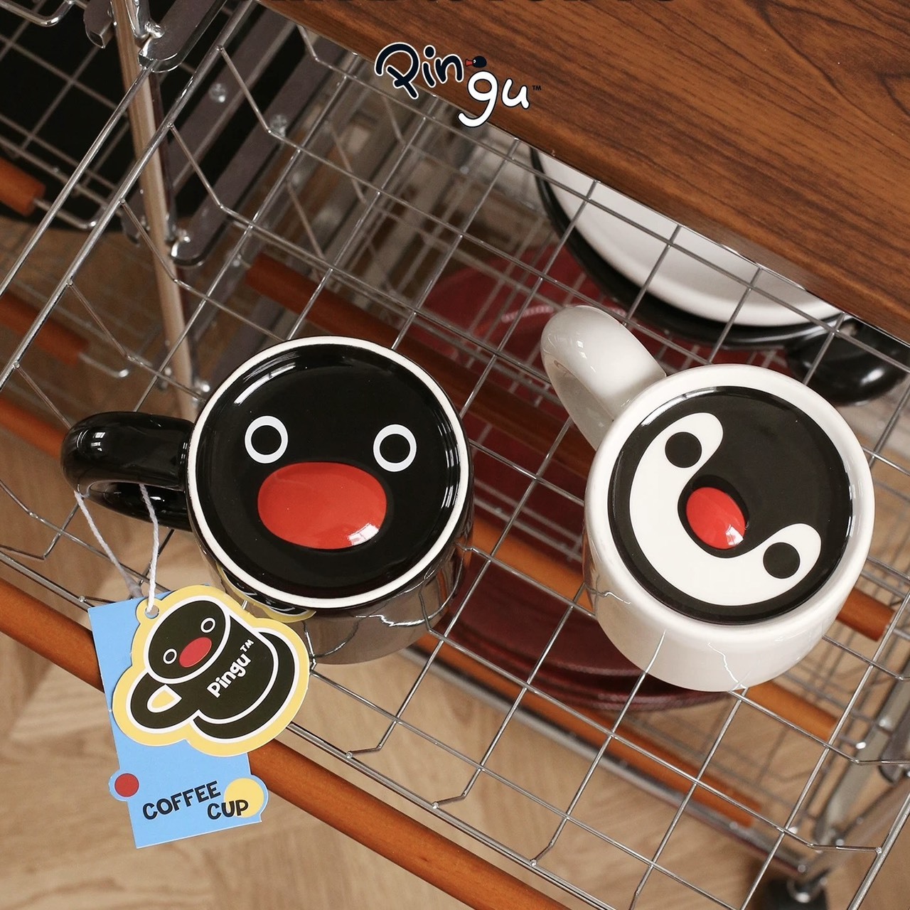 PINGU 企鵝家族 躲貓貓 陶瓷馬克杯