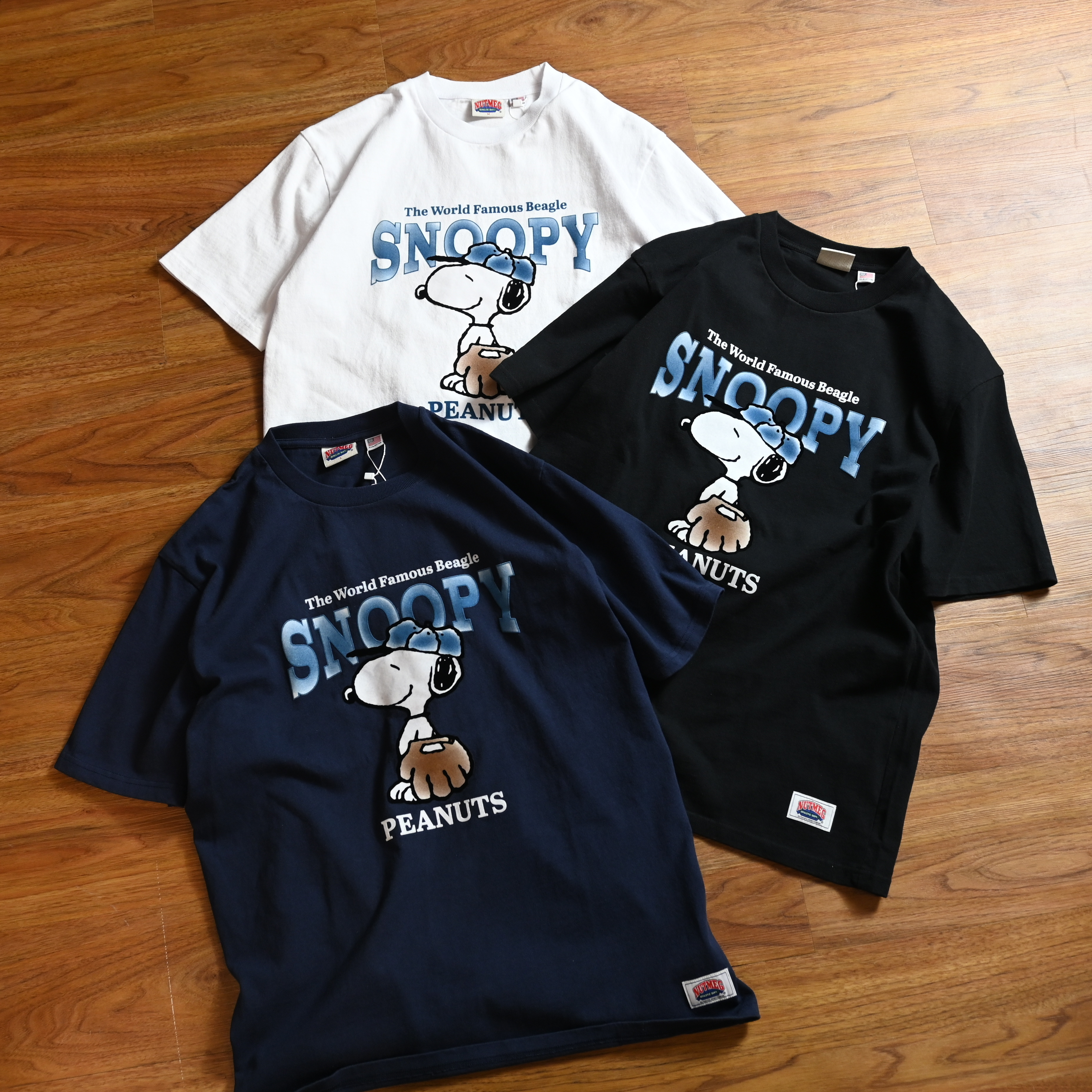 Peanuts x Nutmeg Tokyo Baseball Tee