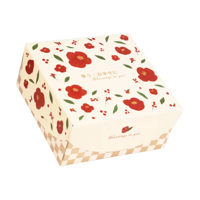 英式點心盒 花漾祝福 10入/包 10.5*10.5*5cm【3-2912019】