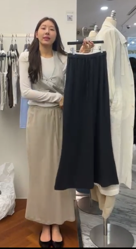 MK5528 雙頭設計抽繩半裙 *特價* (優惠碼同充值購物金不適用)