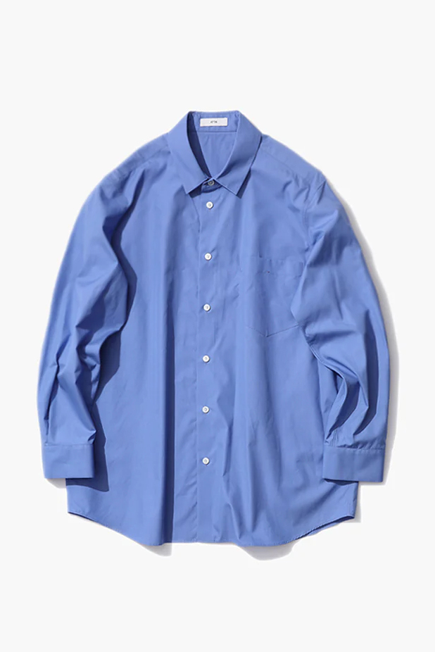 ATON SUVIN BROAD STANDARD SHIRT (2COL)