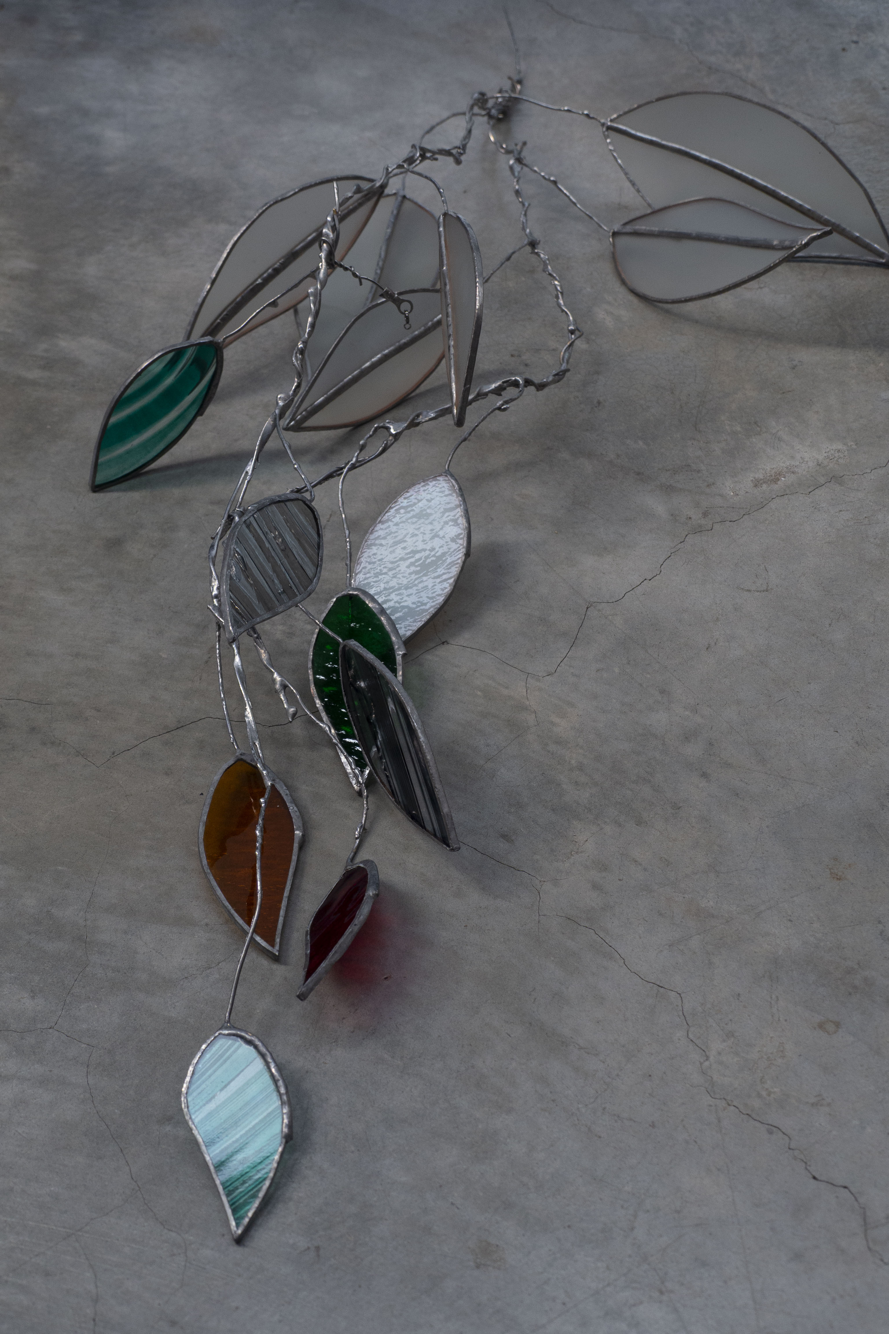 內光  真真鑲嵌玻璃研究所 創作個展｜ 《入林》  葉形 006