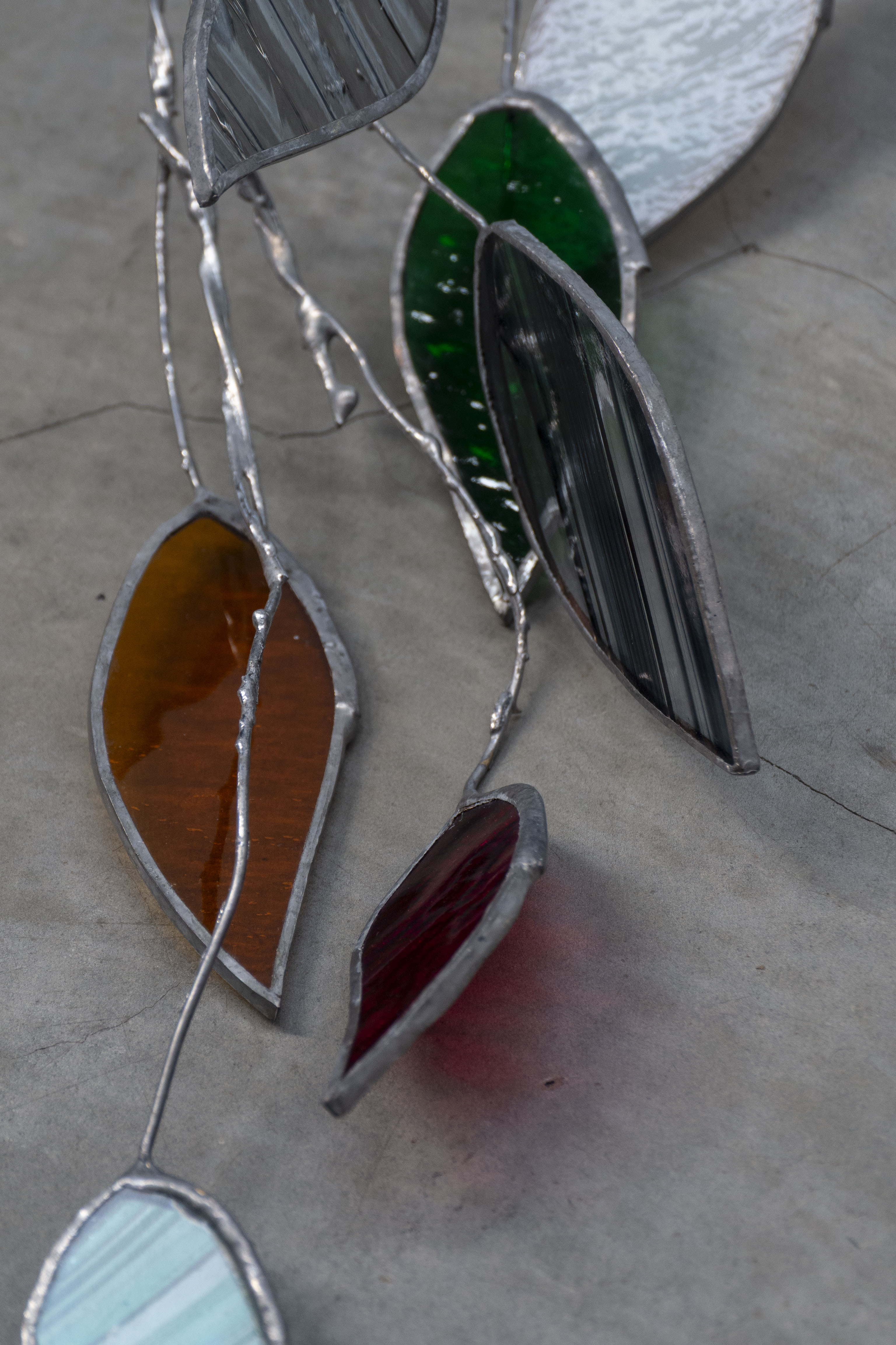 內光  真真鑲嵌玻璃研究所 創作個展｜ 《入林》  葉形 006