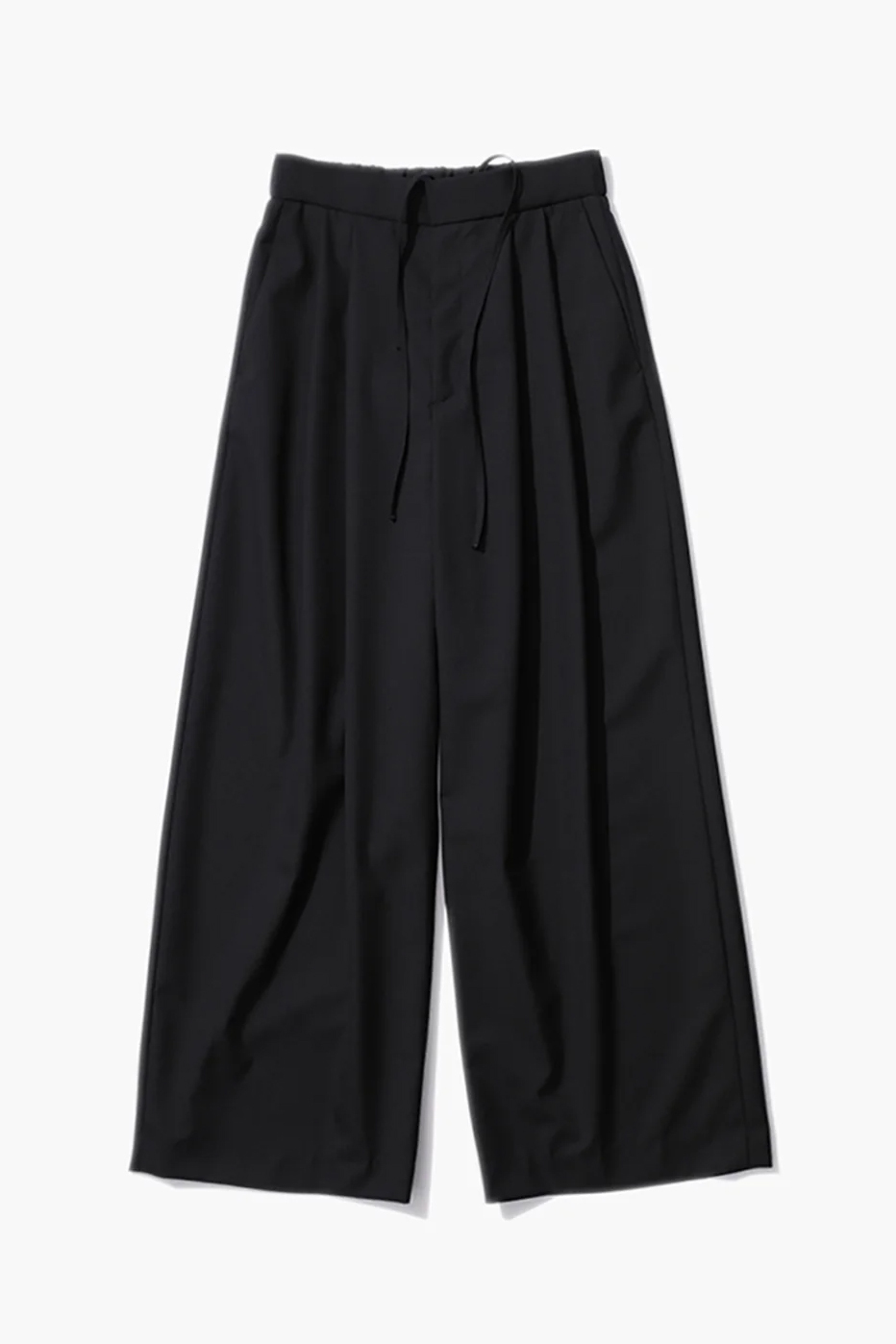 ATON WOOL TROPICAL WIDE EASY PANTS (2COL)