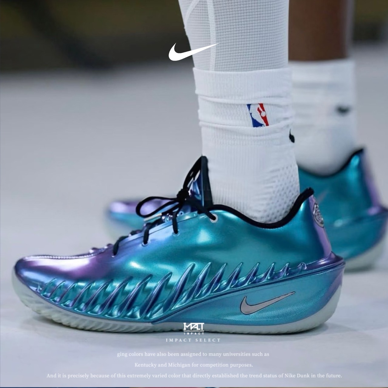 Nike GT Cut 4 "Preheat" GT Cut 4代 漸變藍 眩光 變色龍 IQ6205-500